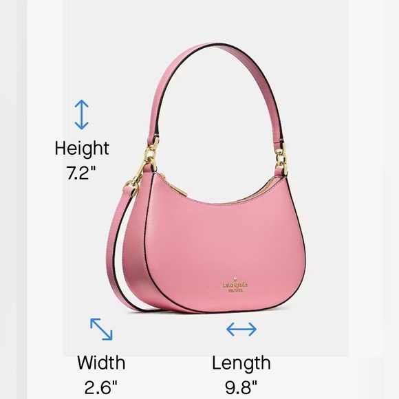 Kate Spade Paige Shoulder Bag Grapefruit Soda Pink - Picture 16 of 16